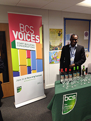 Michael Dzandu at BCS Voices event