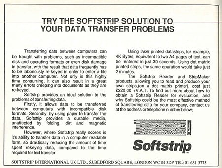 Softstrip ad (1980s)