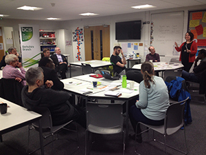 Sharon Gaskell speaking at BCS Voices event