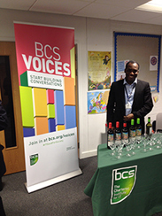 Michael Dzandu at BCS Voices event