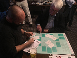 Rod Willis playing the agility magic game