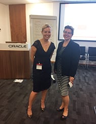 Dawn Louise Kerr & Cathy Jenkins, our speakers on Communication Strategies, 25 May 2017