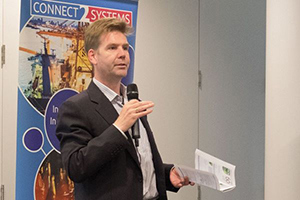 Anthony Parker (BCS Berkshire Chair 2016-21) speaking at one of the Institute of Technology conferences we helped to sponsor in Reading, 7 June 2017