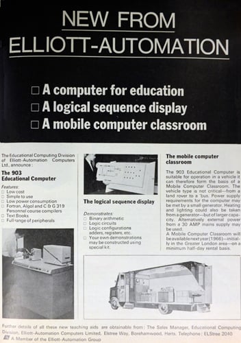 The mobile classroom ad (1960s)