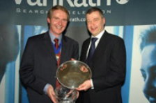 Presenting the award to Padraig Canavan