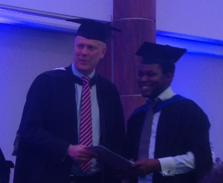 Chris Grayling MP and Tobi Adeyemi