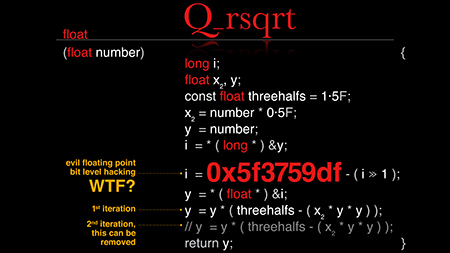 Code showing an example of the next generation of typefaces