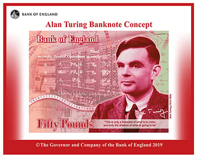 Alan Turing banknote