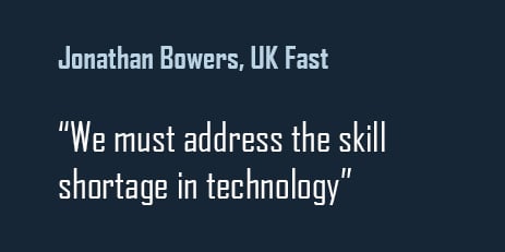 Jonathan Bowers, UK Fast: We must address the skill shortage in technology