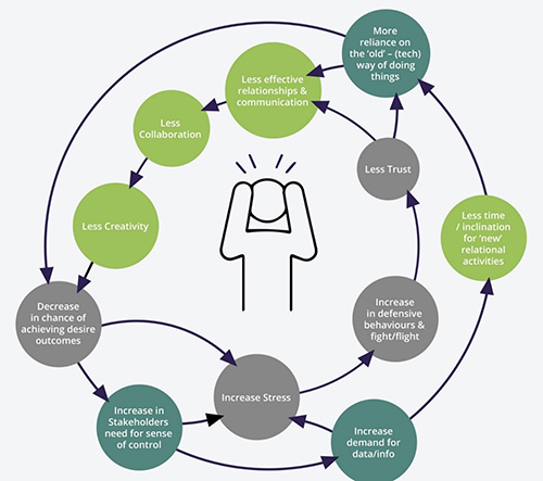 Project stress cycle diagram