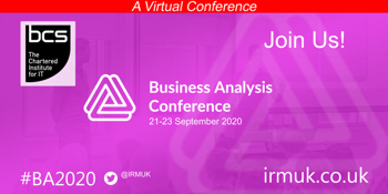 Webinar: Business Analysis Conference Europe 2020