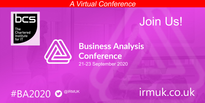 Webinar: Business Analysis Conference Europe 2020