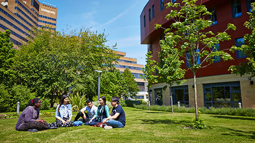 University of Huddersfield students