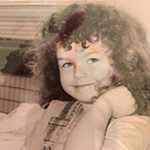 Eilidh as a young girl