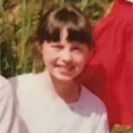 Sharon as a young girl