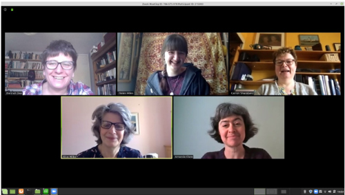 Screenshot of the virtual Lovelace Colloquium