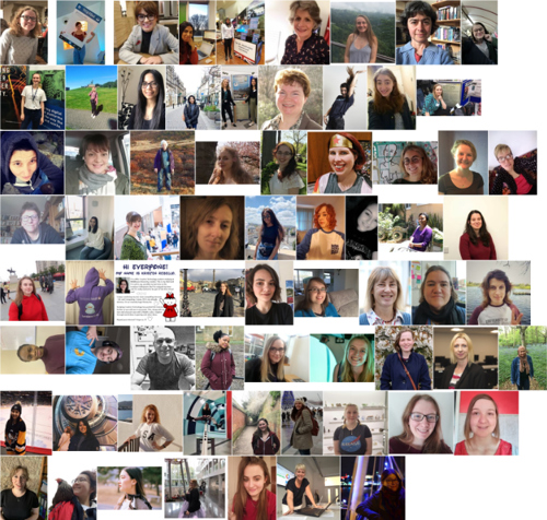 A collage of some of the Lovelace Colloquium participants