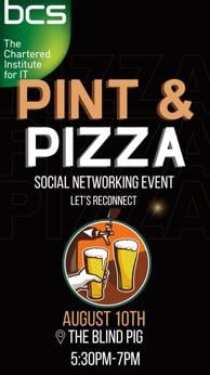 Networking event flyer