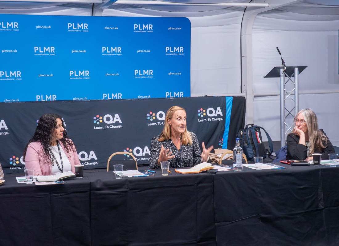 QA panel with Claire Penketh