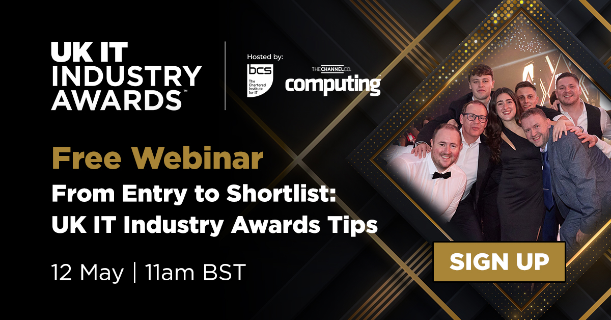 Webinar: From entry to shortlist: UK IT Industry Awards tips