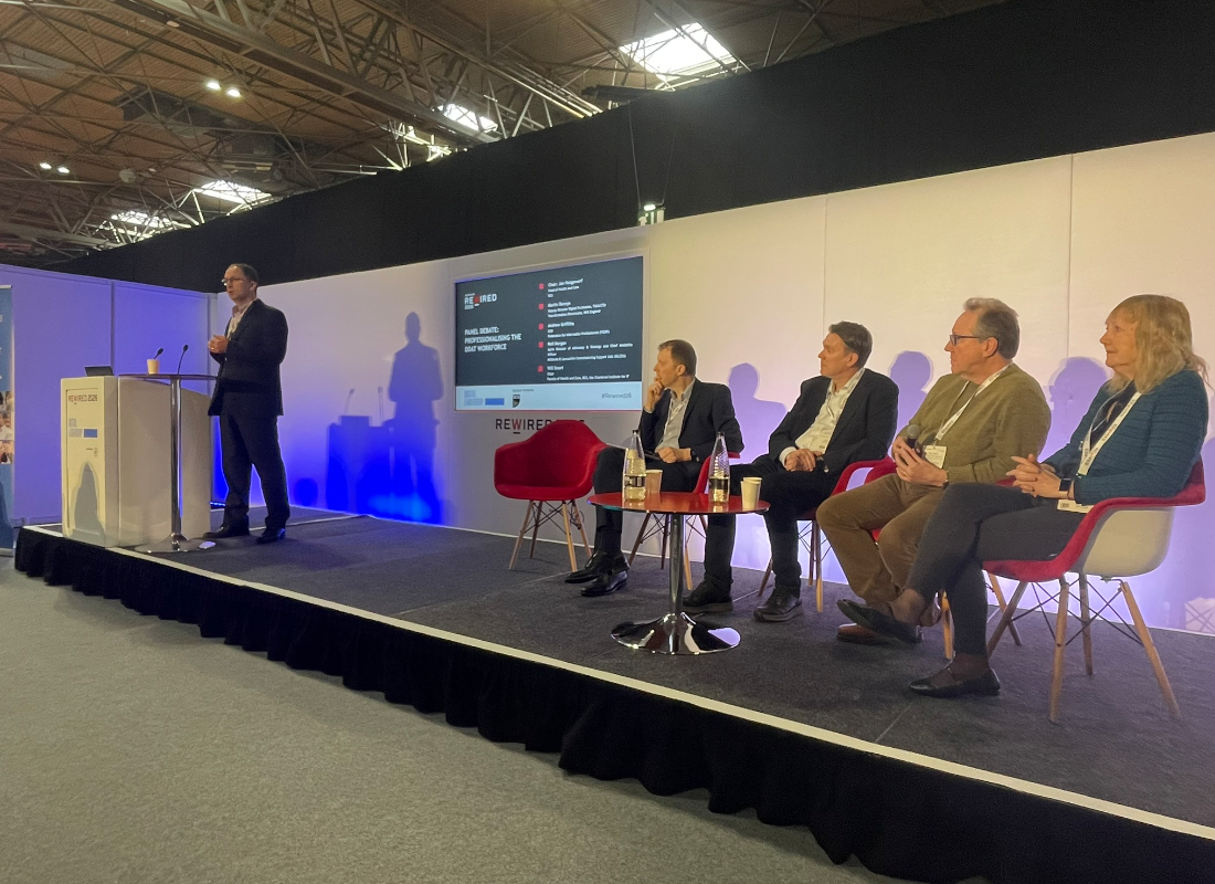 Martin Dennys FBCS, Dep. Dir. Digital Profession, Transformation Directorate, NHS England announcing professional expectations for digital health staff.