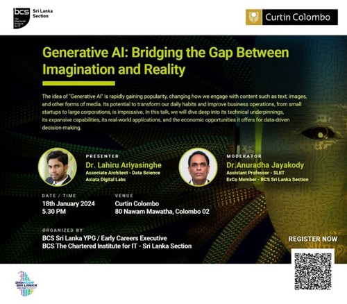 Generative AI event flyer